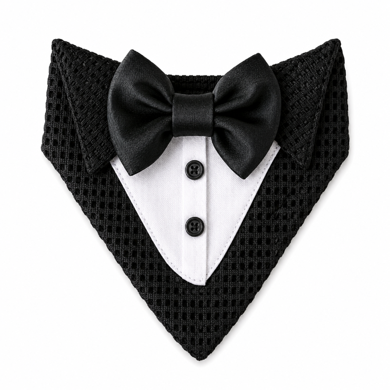 Bandana Esmoquin Para Gatos Accesorio Formal de Gala