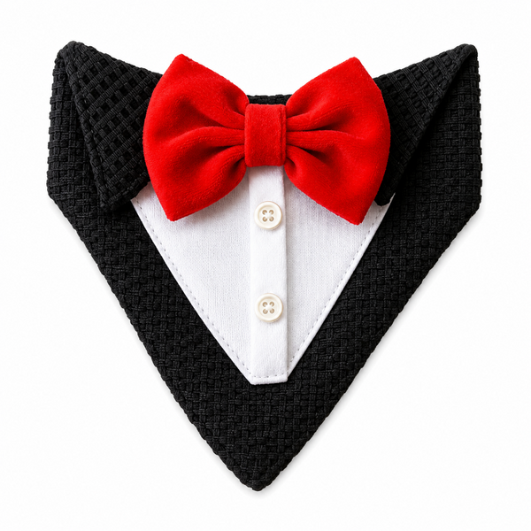 Bandana Esmoquin Para Gatos Accesorio Formal de Gala