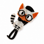 Gancho De Pelo Acrílico Con Diseño De Gato