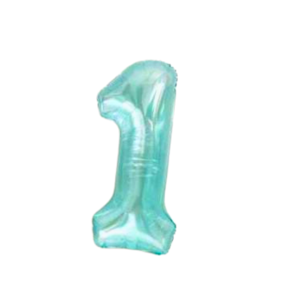 Globo Con Número De Gelatina Azul Para Cumpleaños - Moxy Pet Box