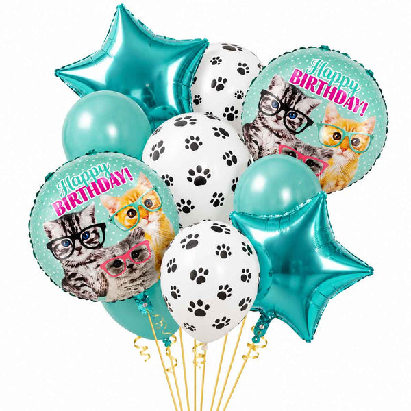 Globos De Cumpleaños Para Gatos