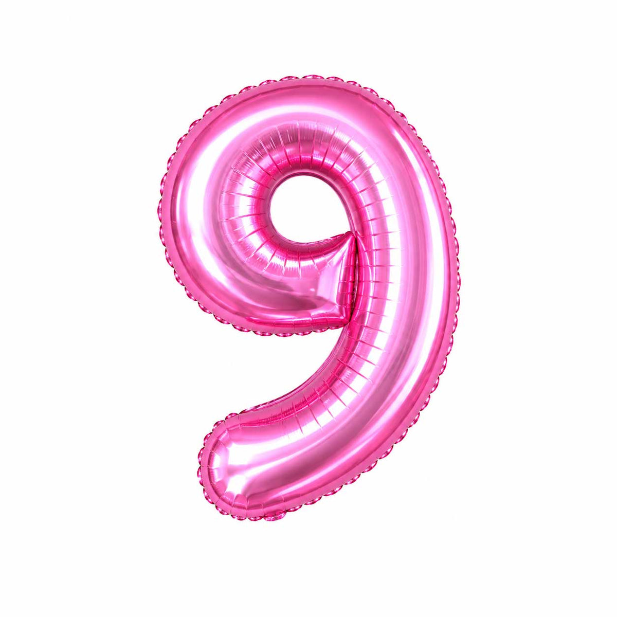 Globos De Números De Gelatina Rosado Para Cumpleaños