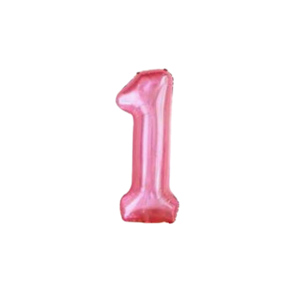 Globos De Números De Gelatina Rosado Para Cumpleaños - Moxy Pet Box