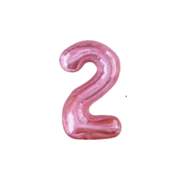 Globos De Números De Gelatina Rosado Para Cumpleaños - Moxy Pet Box