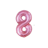 Globos De Números De Gelatina Rosado Para Cumpleaños - Moxy Pet Box