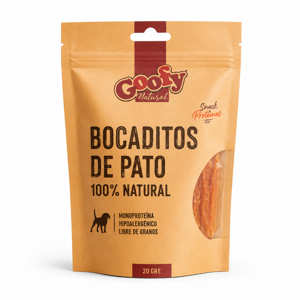 Goofy Natural Bocaditos De Pato 20 g