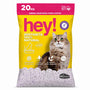Arena Sanitaria HEY!  Para Gatos 20kg Aroma Lavanda