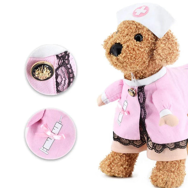 Disfraz De Enfermera Para Mascotas - Moxy Pet Box