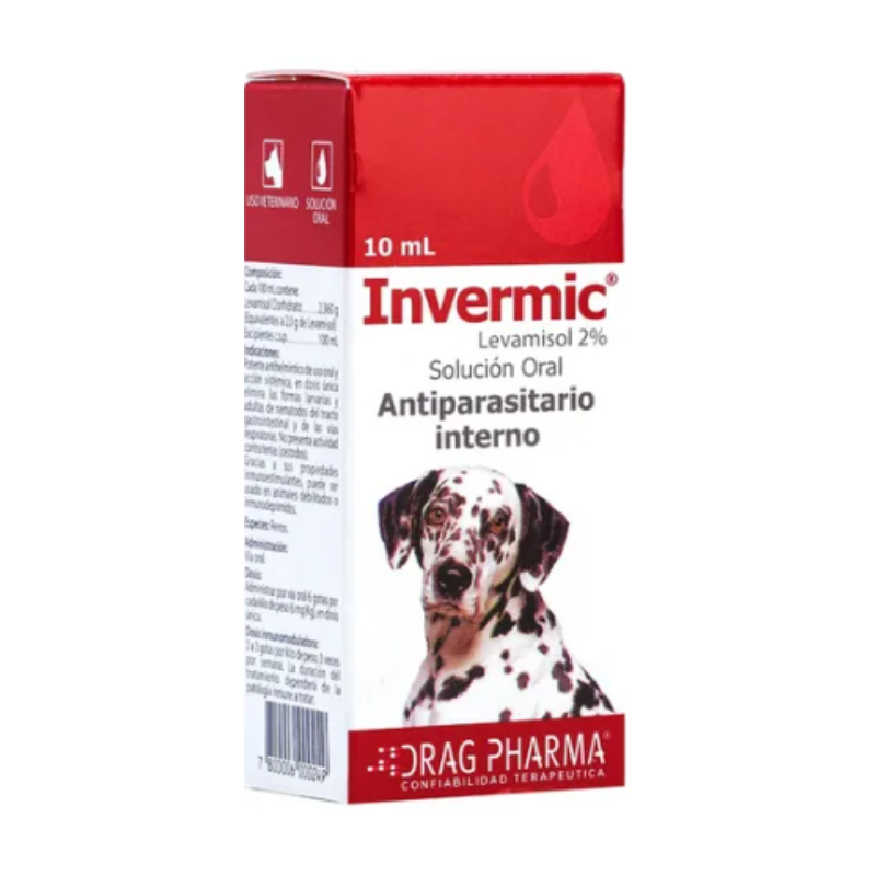 Invermic Solución Oral Desparasitante Interno Para Perros - Moxy Pet Box