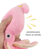 Juguete De Peluche De Calamar Rosado Para Perros - Moxy Pet Box