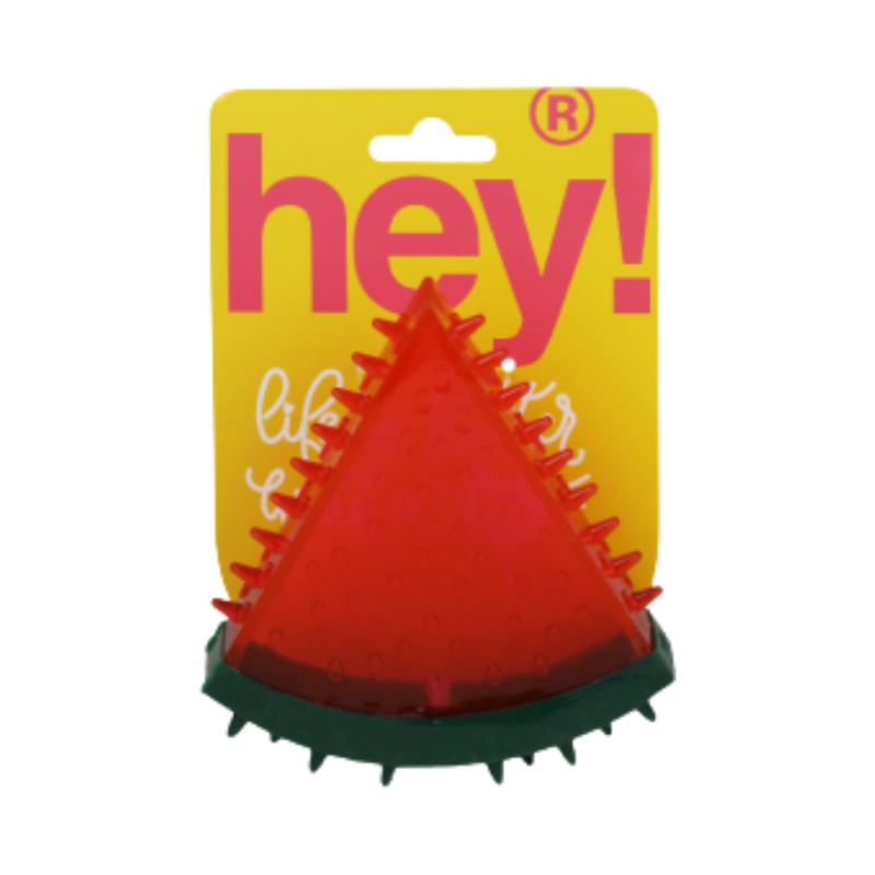 Juguete De Sandía Con Sonido Hey! 11,5 x 11 cm  Para Perros - Moxy Pet Box