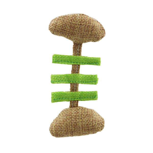 Juguete Hey! Para Gatos Pescado Espinas Verdes - Moxy Pet Box