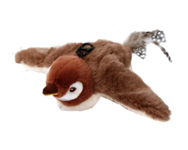 Juguete Interactivo Con Forma De Pájaro Para Gatos Con Sonido Real - Moxy Pet Box