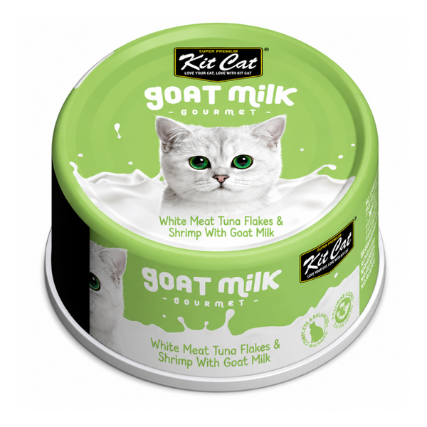 Kit Cat Goat Milk Gourmet Atún y Camarón 70 g