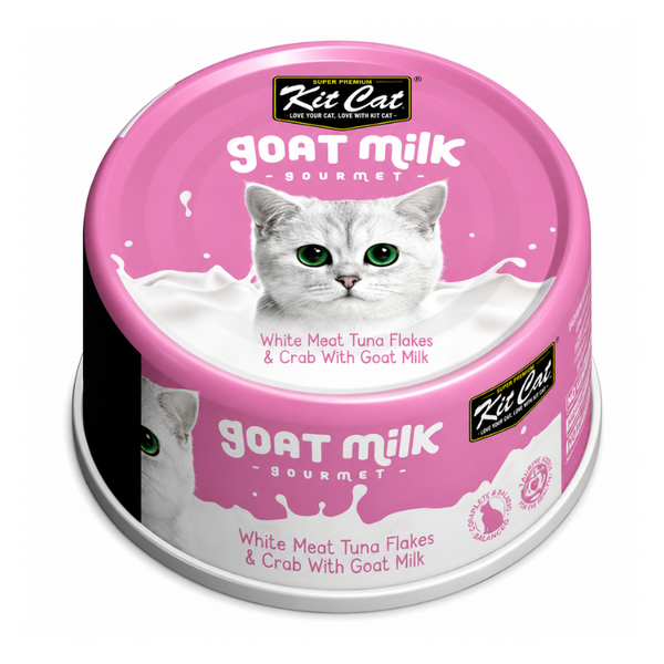 Kit Cat Goat Milk Gourmet Atún Y Cangrejo 70 g