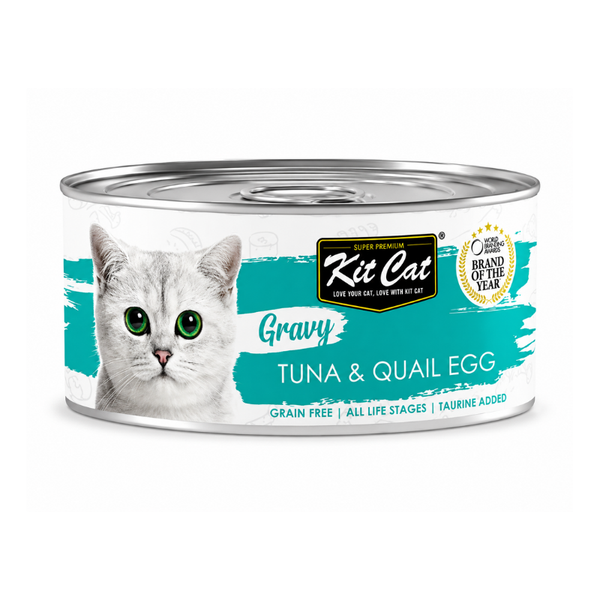 Kit Cat Gravy Series Atún y Huevo de Codorniz 70 g