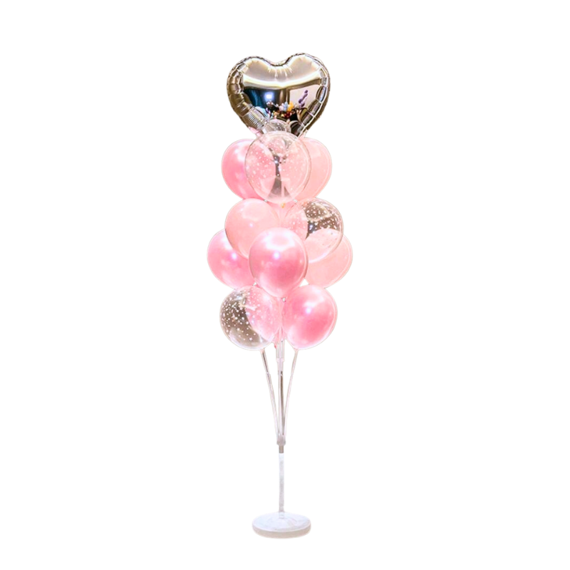 Kit De Decoración De Globos Rosado 16 Piezas - Moxy Pet Box