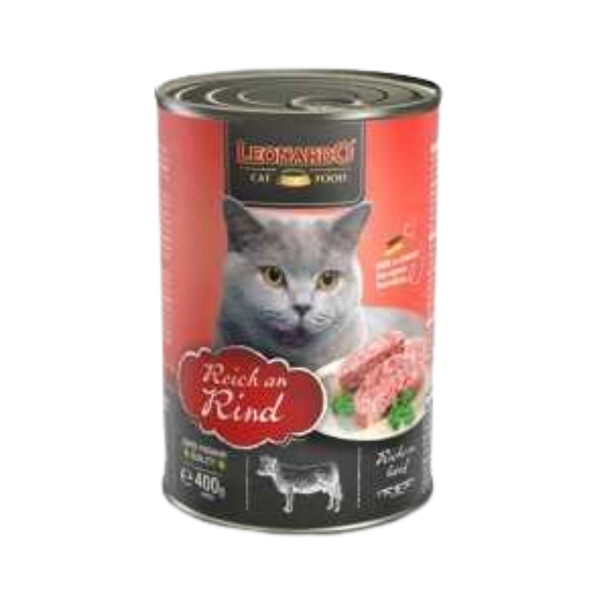 Leonardo Quality Selection – Lata de Ternera para Gatos 400 g - Moxy Pet Box
