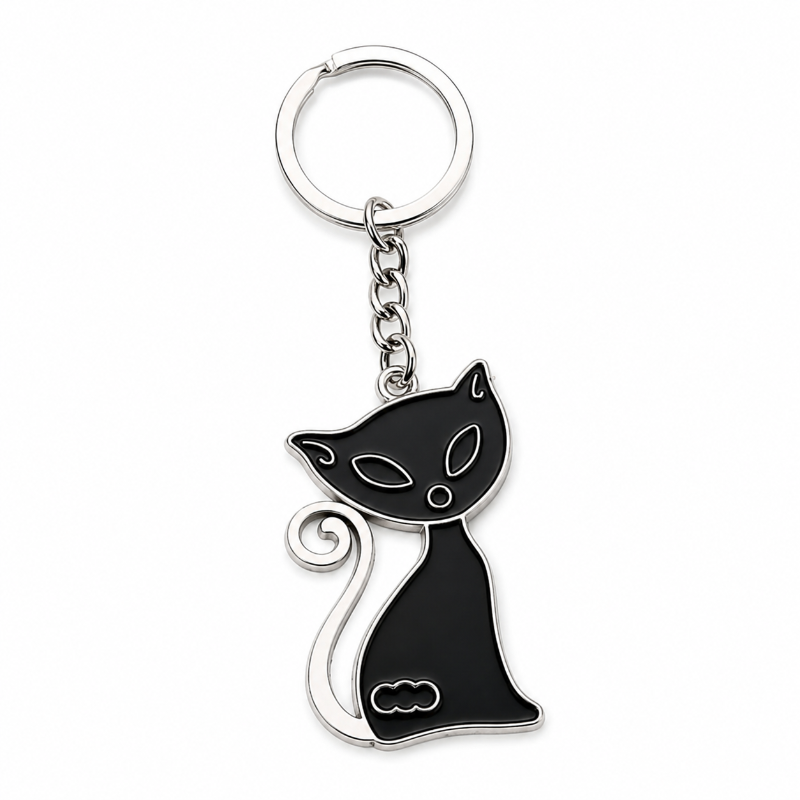 Llavero Gato Negro