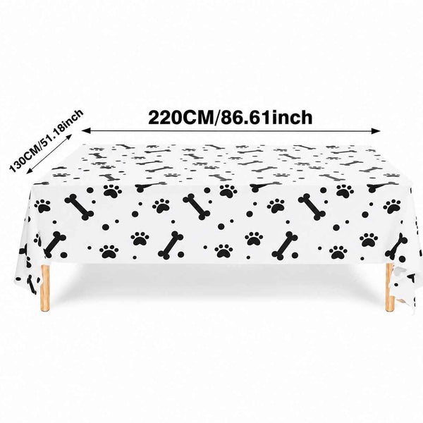 Mantel Temático De Cachorro Para Fiesta De Cumpleaños