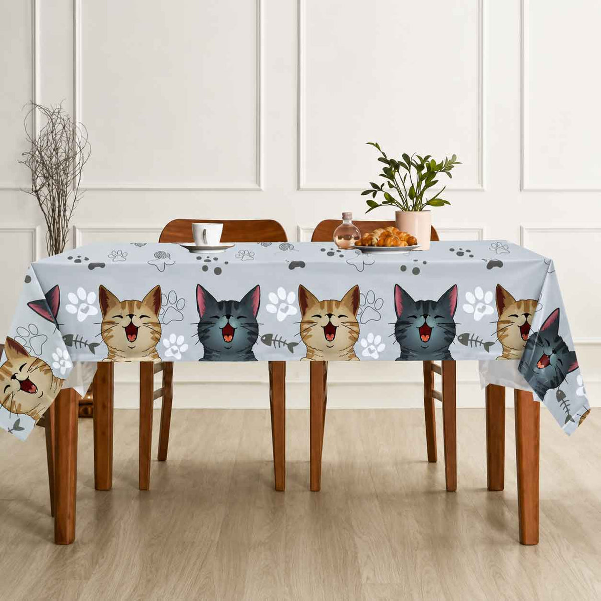 Mantel Temático De Gatitos Para Cumpleaños Para Gatos