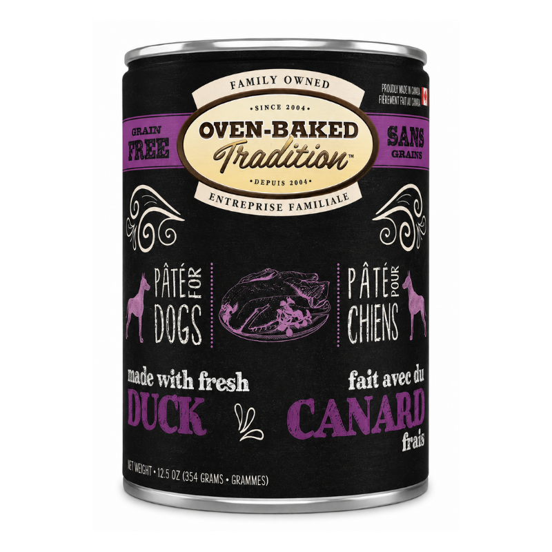Paté De Pato Grain Free Perro 354 g Oven Baked Tradition
