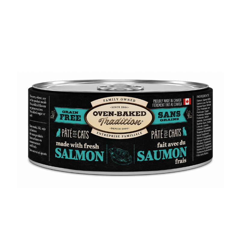 Paté de Salmón Grain Free Gato 156 g Oven Baked Tradition