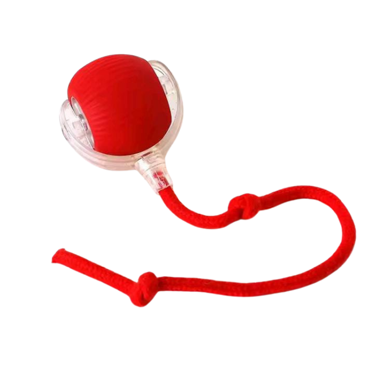 Pelota Interactiva Inteligente Para Mascotas Color Rojo - Moxy Pet Box