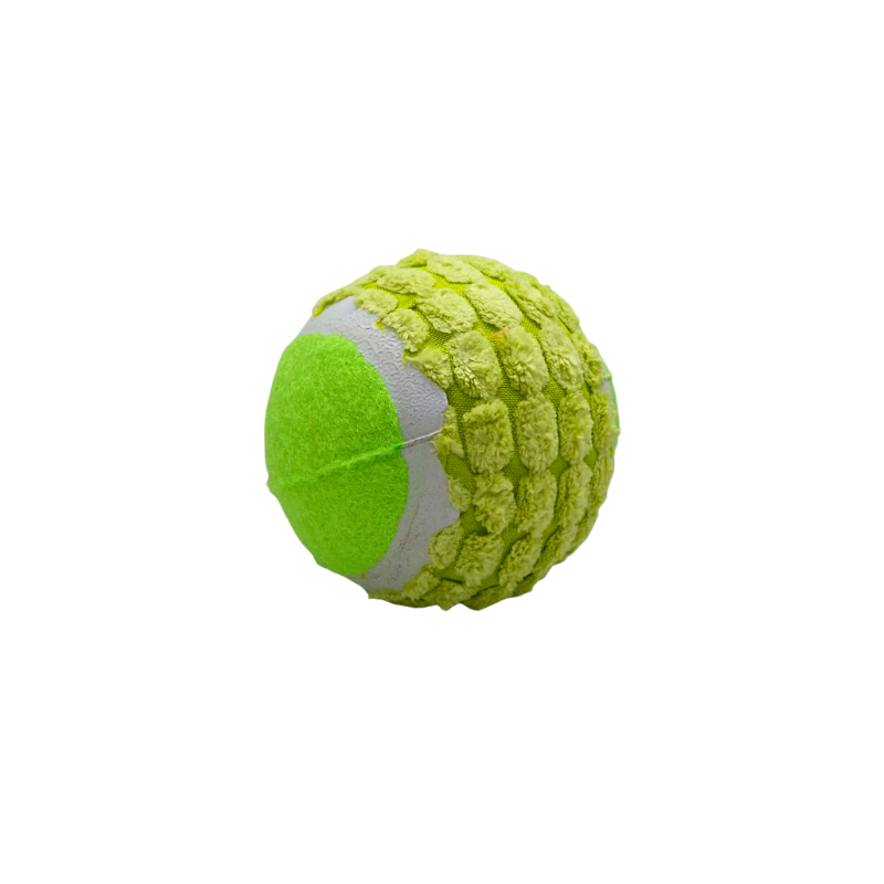 Pelota Verde De Tenis Con Sonido Para Perros - Moxy Pet Box