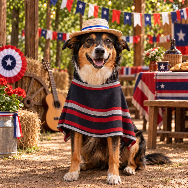 Poncho Fiestas Patrias para Perros