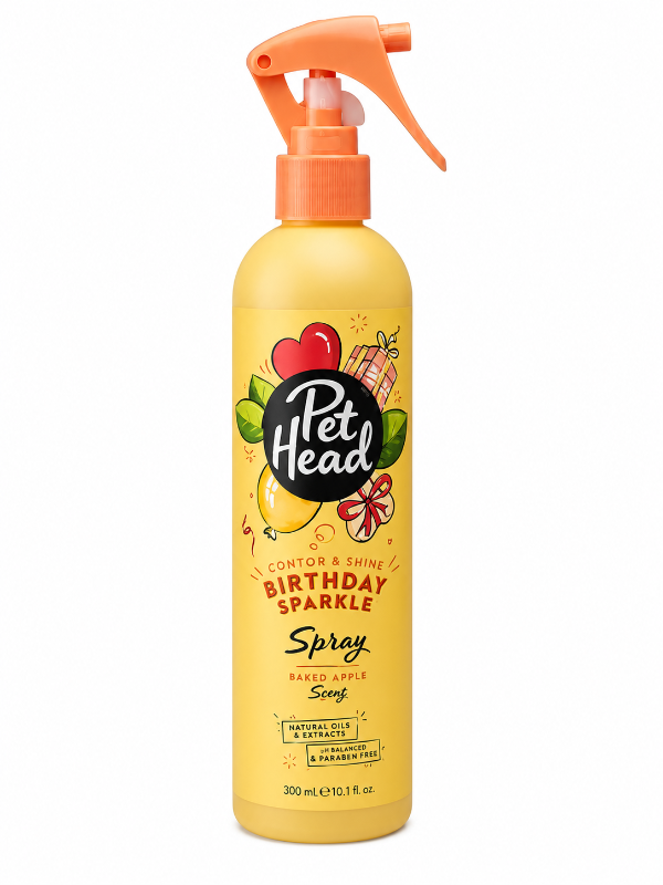 Pet Head Spray Desenredante De Nudos Edición Birthday 296 ml – Algodón de azúcar