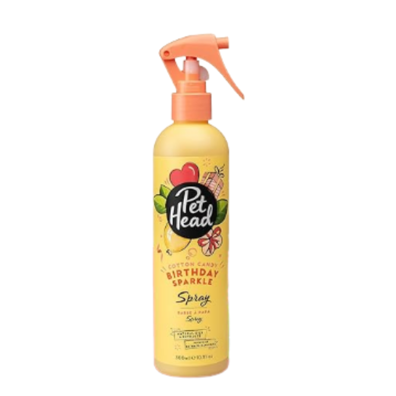 Pet Head Spray Desenredante De Nudos Edición Birthday 296 ml – Algodón de azúcar - Moxy Pet Box