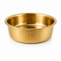 Plato Premium Dorado Para Mascota