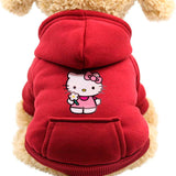 Polerón Hello Kitty Burdeo Para Mascotas Talla M - Moxy Pet Box