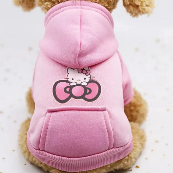 Polerón Hello Kitty Rosado Para Mascotas Talla L - Moxy Pet Box