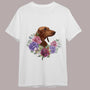 Polera Unicolor Con Estampado - Perro Salchicha - Moxy Pet Box