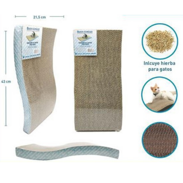 Rascador De Cartón Ondulado Para Gatos - Moxy Pet Box