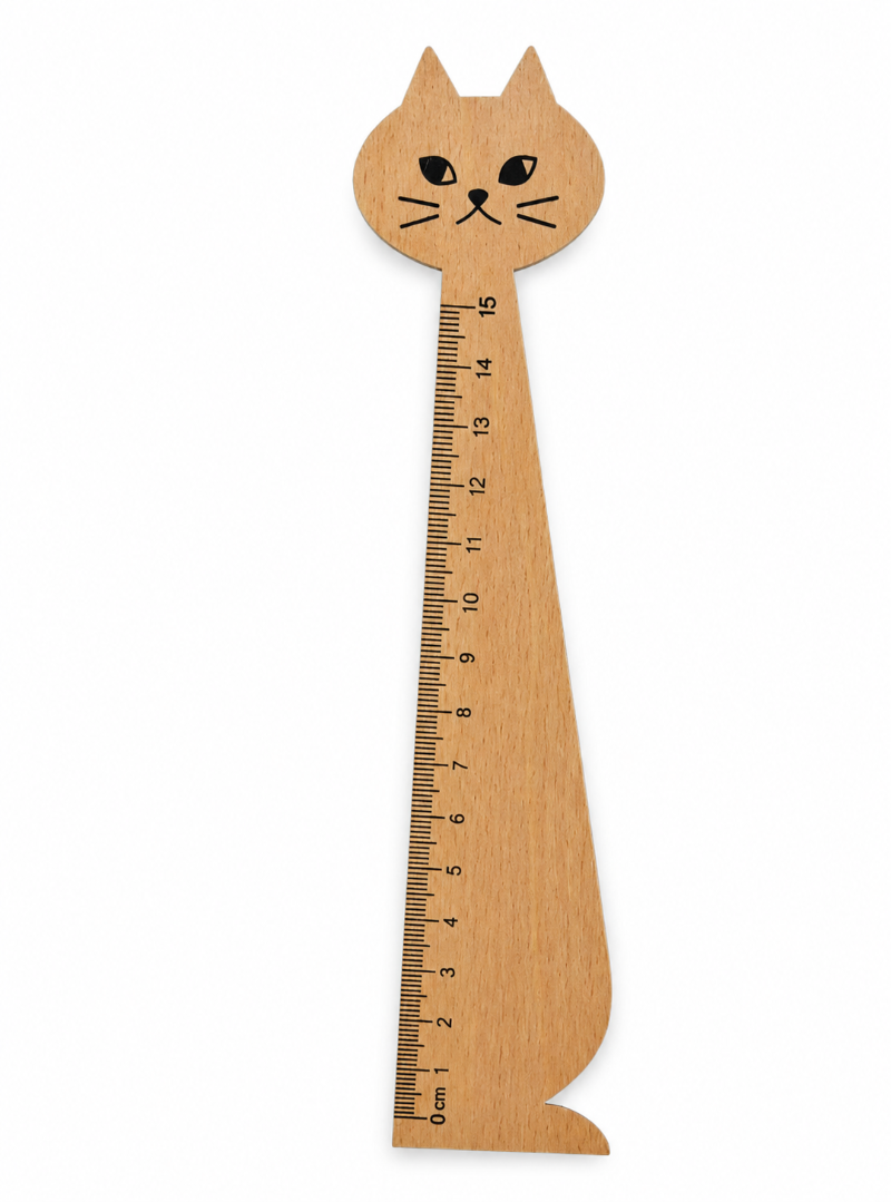 Regla Con Forma De Gato De 15cm