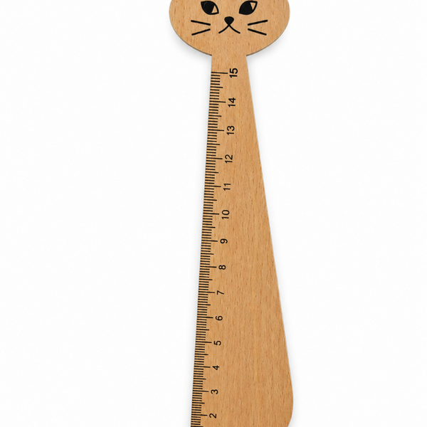 Regla Con Forma De Gato De 15cm