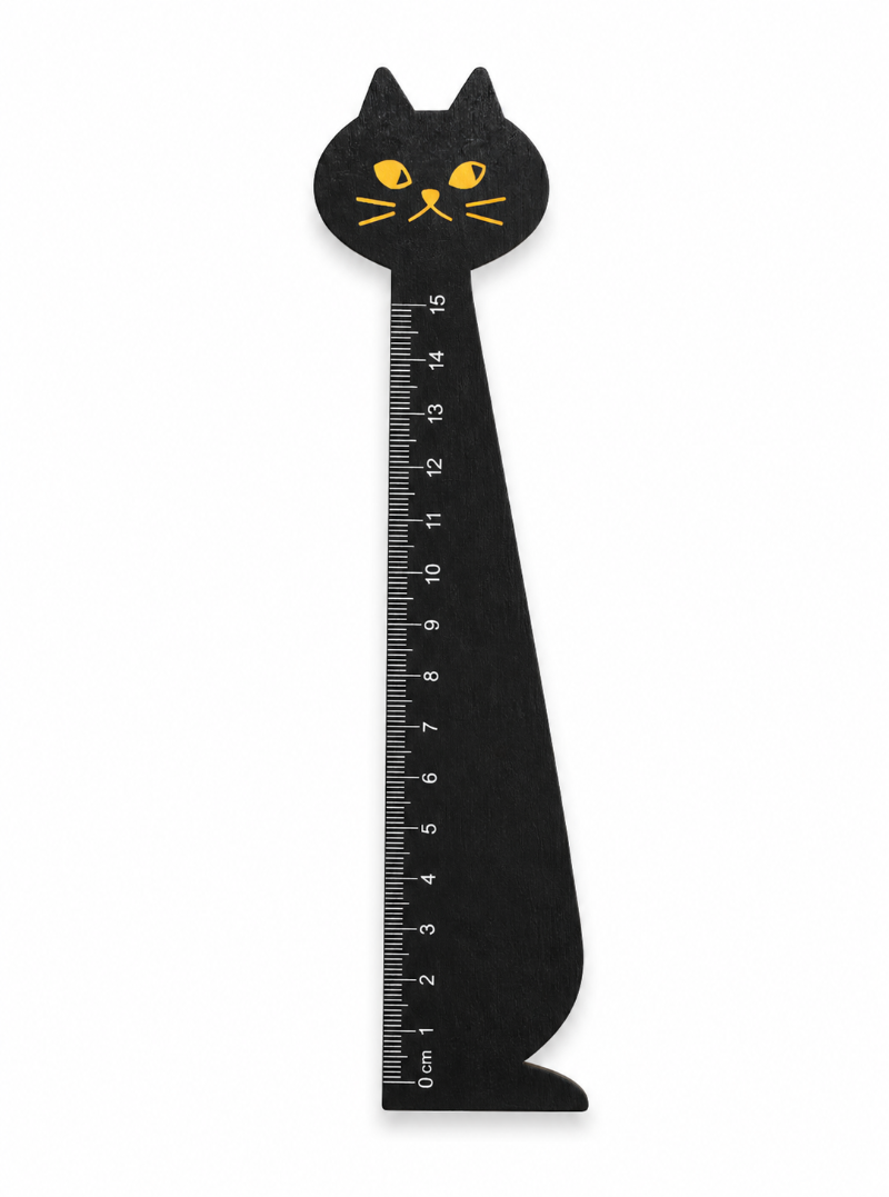 Regla Con Forma De Gato De 15cm