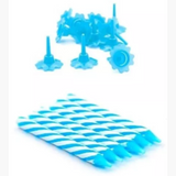 Set De 24 Velas De Cumpleaños Azul - Moxy Pet Box