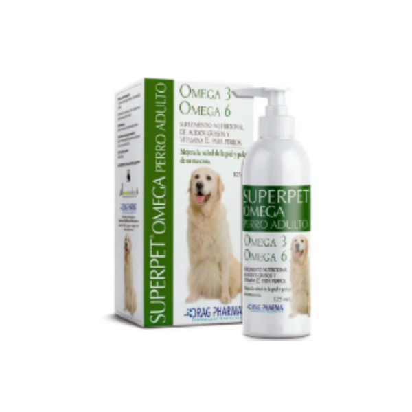 Superpet Omega 3-6 Adulto Perros 125ml Suplemento Nutricional - Moxy Pet Box
