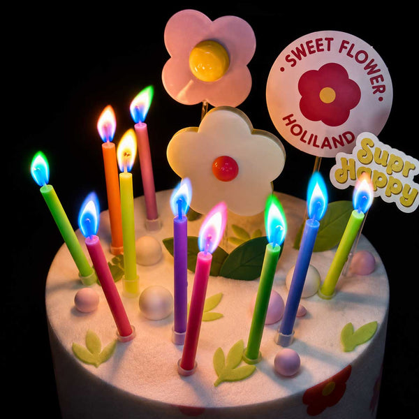 Velas Multicolor Para Decoración De Pasteles