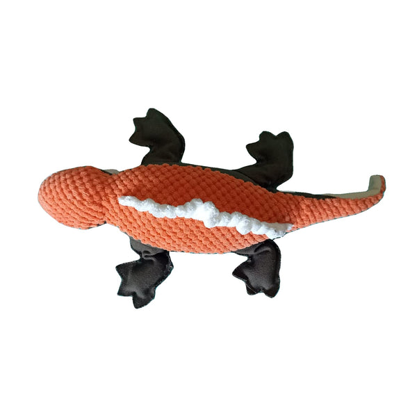 Juguete De Iguana Naranja Para Perros - Moxy Pet Box