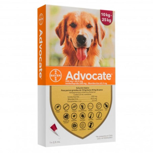 Advocate Antiparasitic Dogs From 10 To 25 KG