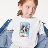 Polera Unicolor Con Estampado - Bulldog Frances - Moxy Pet Box