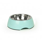 Platos Melamina Celeste Para Mascotas - Moxy Pet Box