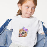 Polera Unicolor Con Estampado - Golden - Moxy Pet Box