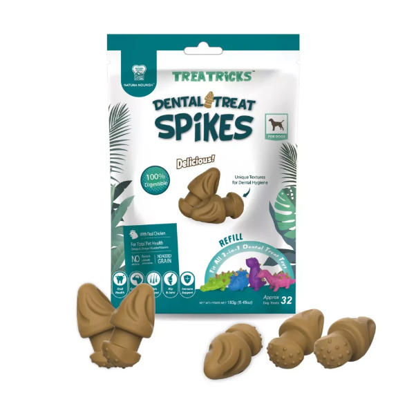 Dental Treat Spikes Snack Refill Chicken Flavor