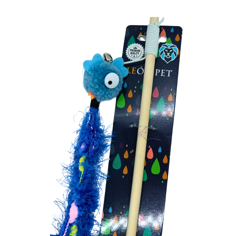 Varilla Para Gatos Con Alíen Azul - Moxy Pet Box